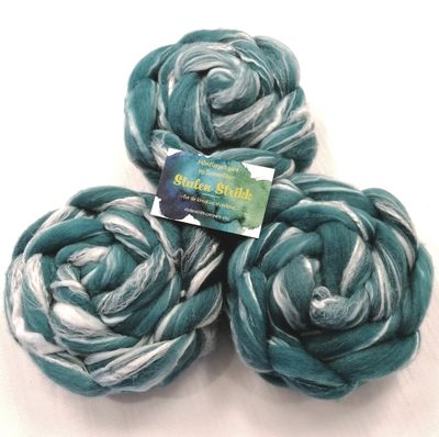 Merino/ Bambus SPINNEFIBER - Håndfarget  23