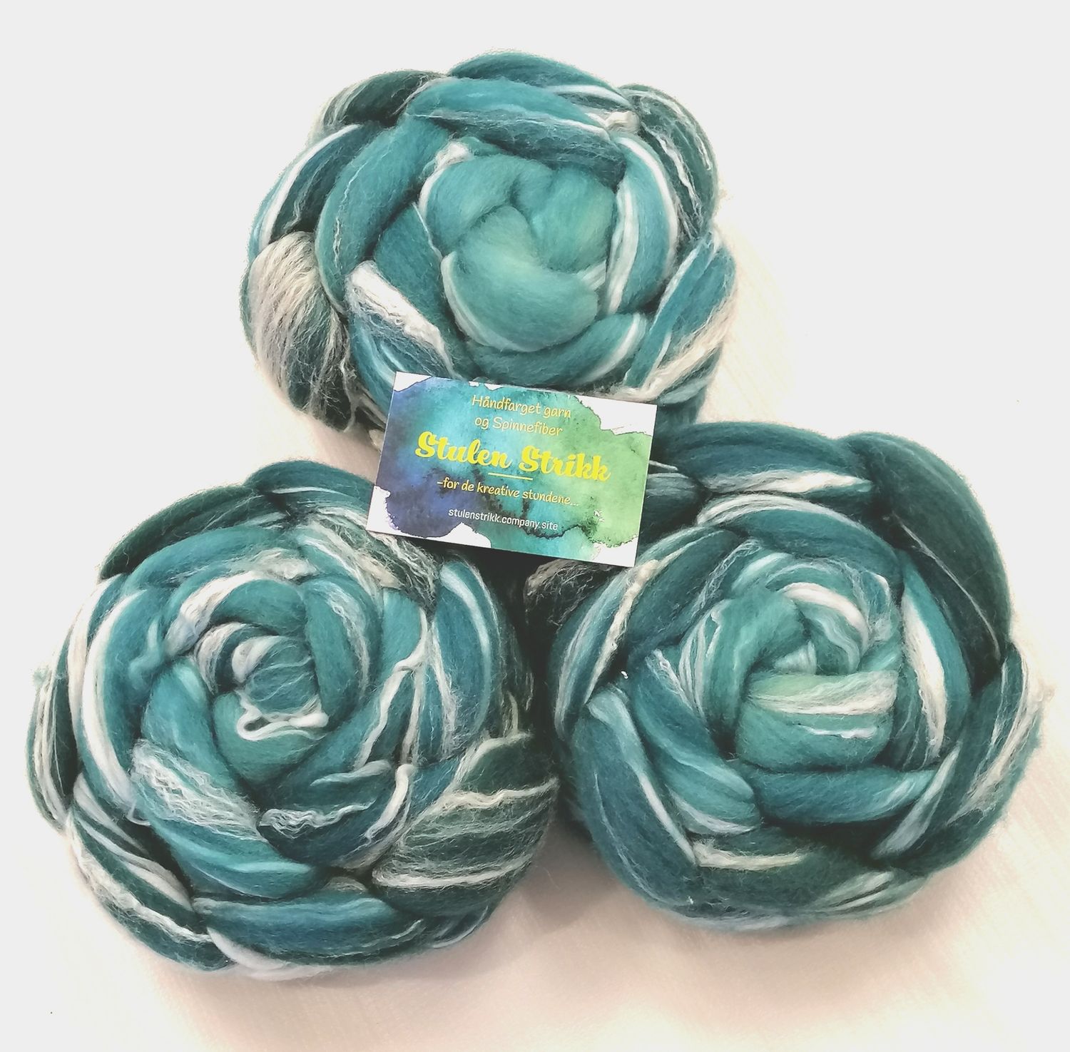 Merino/ Bambus SPINNEFIBER - Håndfarget  26