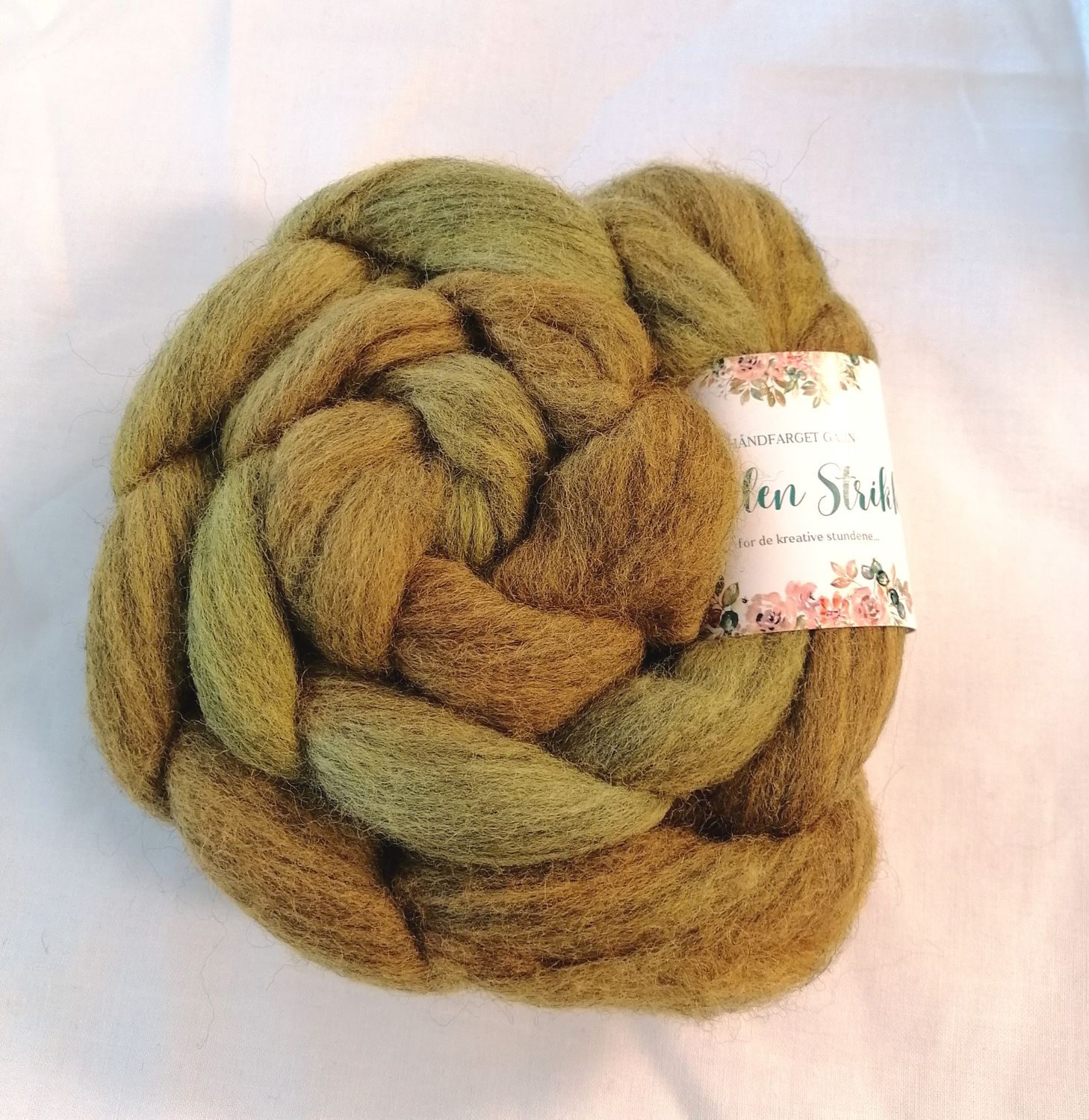 CORRIEDALE SPINNEFIBER - Håndfarget 68
