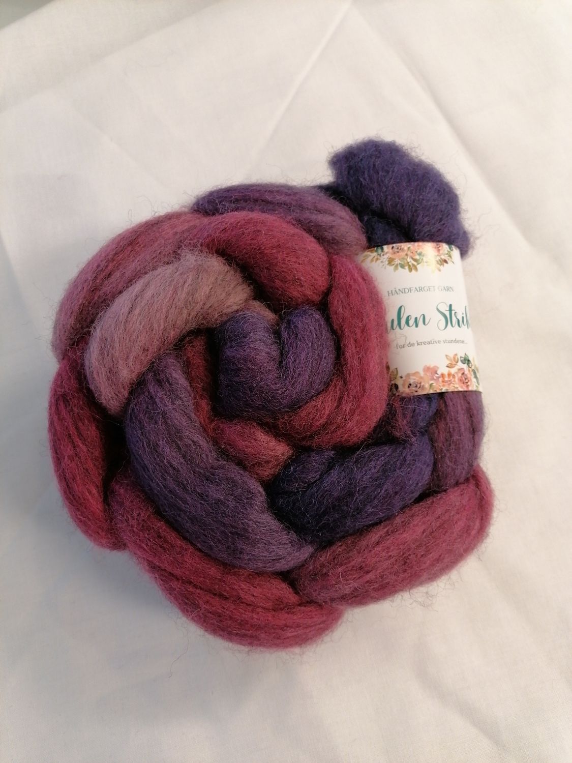 CORRIEDALE SPINNEFIBER - Håndfarget 73