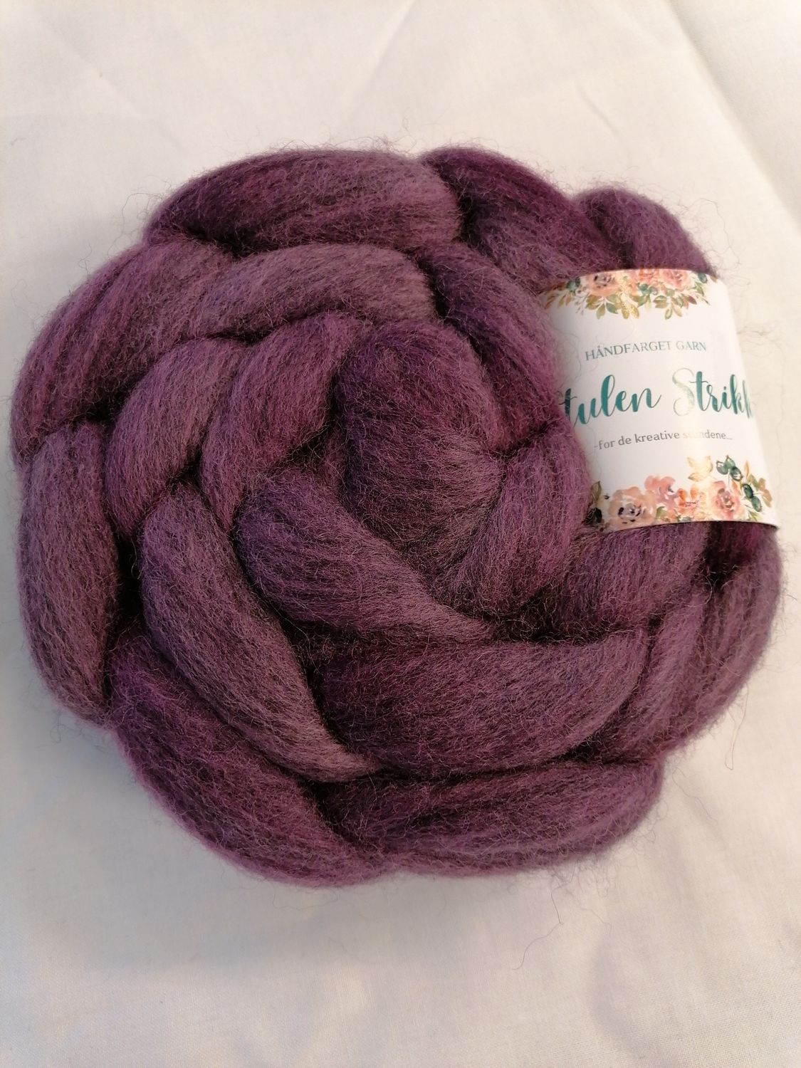 CORRIEDALE SPINNEFIBER - Håndfarget 77