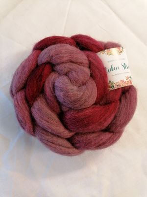 CORRIEDALE SPINNEFIBER - Håndfarget 80