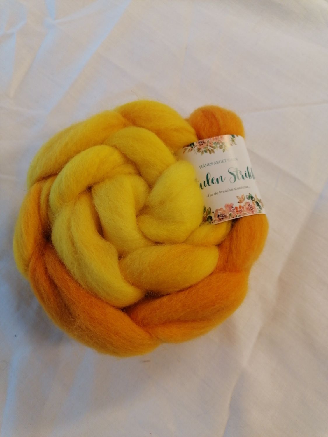 CORRIEDALE SPINNEFIBER - Håndfarget 92