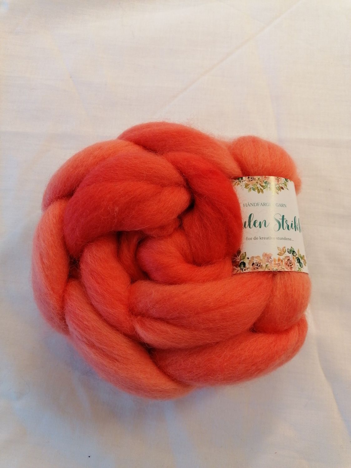 CORRIEDALE SPINNEFIBER - Håndfarget 91