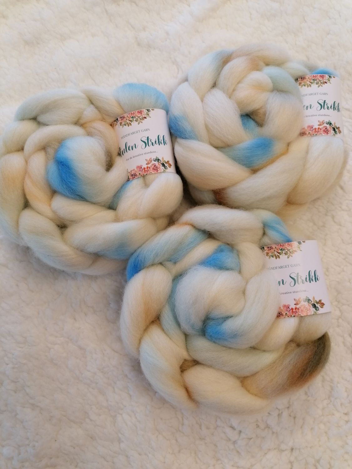 CORRIEDALE SPINNEFIBER - Håndfarget 112