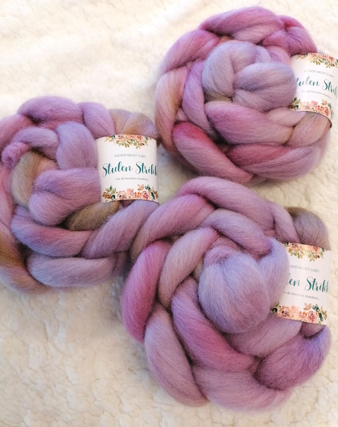 CORRIEDALE SPINNEFIBER - Håndfarget 113