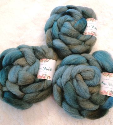 CORRIEDALE SPINNEFIBER - Håndfarget 120