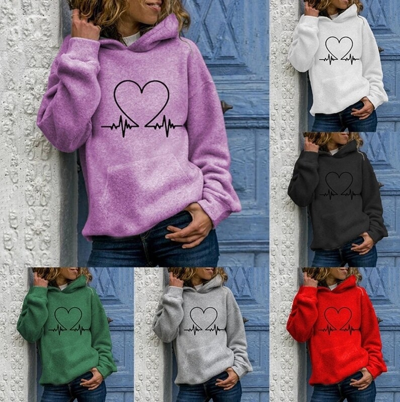 Women Hoodie Sweatshirts (BUY 1, GET 1 FREE)