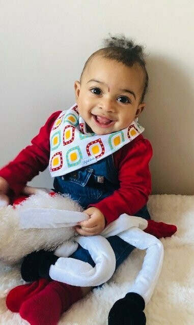 Christmas Bauble Baby Bandana Bib, Drool Proof Christmas Bauble Baby Bandana Bib, Drool Proof