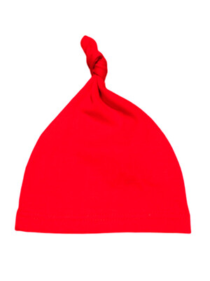 Red Baby Beanie Knotted Hat