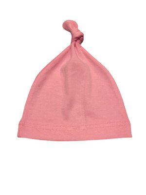 Pink Baby Beanie Knotted Hat