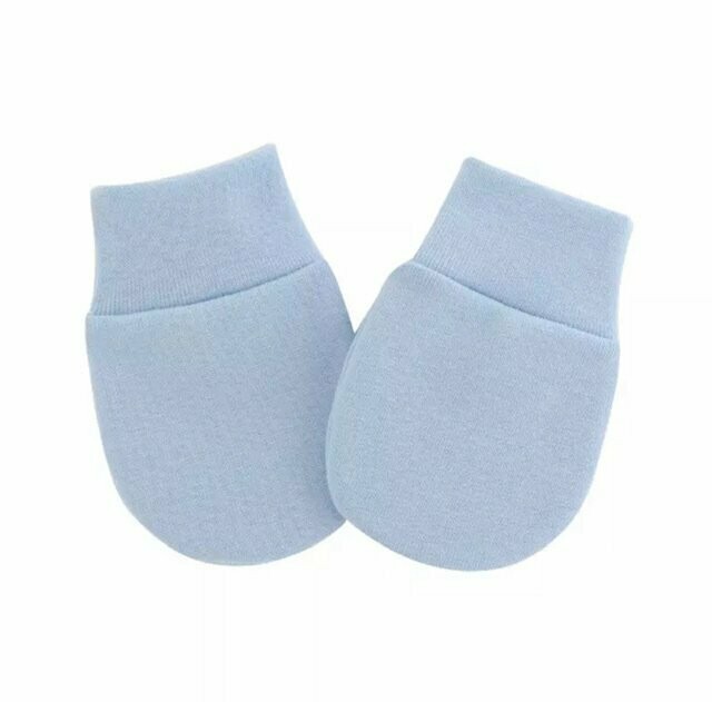 Blue Baby Mittens