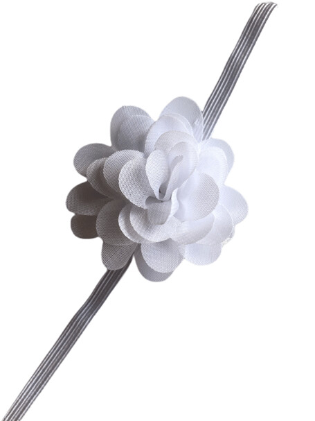 White Flower Baby Headband