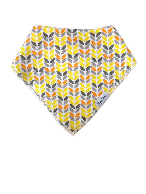 Yellow Design Drool Proof Baby Bandana Bib