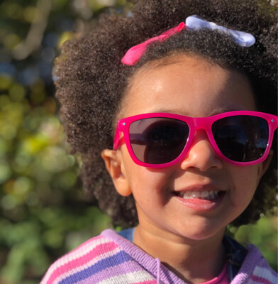 Bright Pink Kids Sunglasses