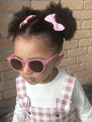 Pink Toddler Round Lens Sunglasses