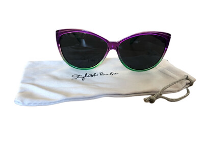  Purple & Green Kids Sunglasses 