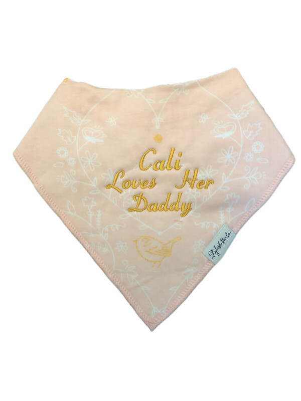 Fathers Day Personalised Baby Bibs