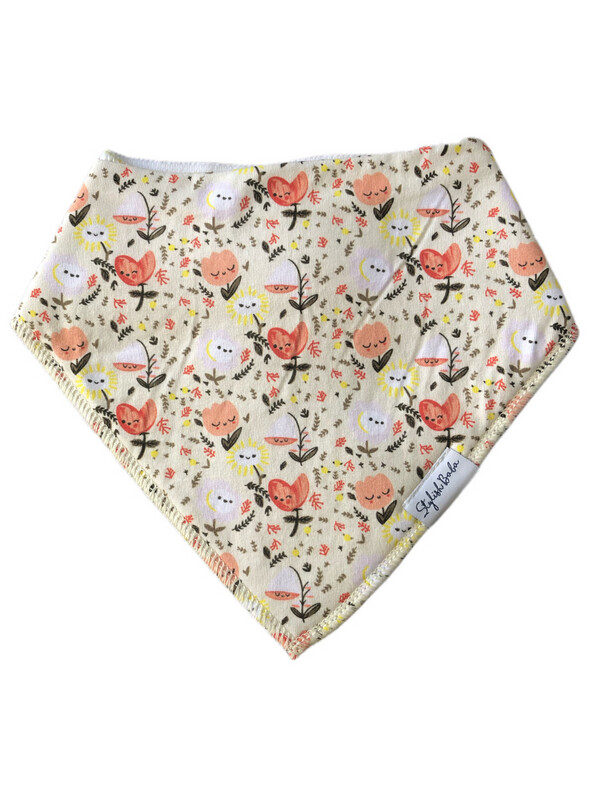 Botanical Dribble Proof Baby Bib