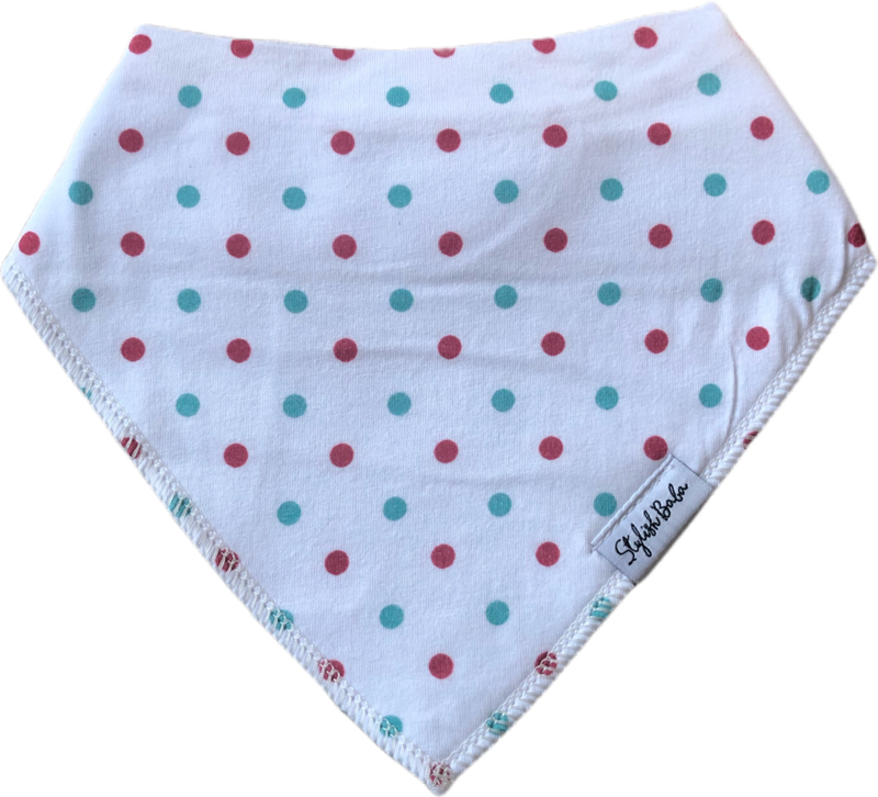 Spotty Dribble Proof Baby Bib