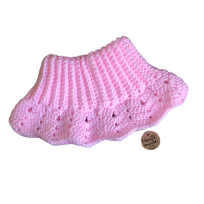 Pink Double Knitted Neck Warmer