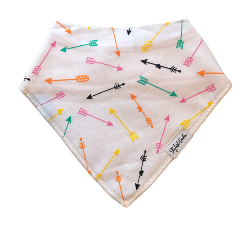 Colorful Arrows Drool Proof Baby Bib