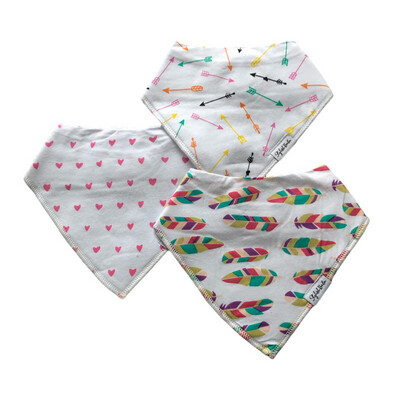 Colorful Design Dribble Proof Baby Bibs