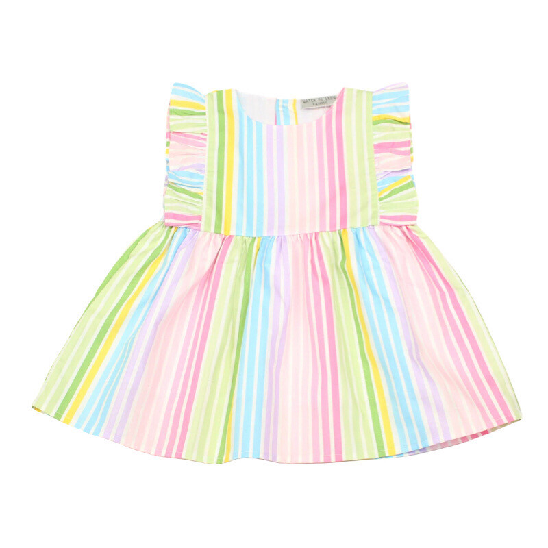 Girls Candy Stripe Dress
