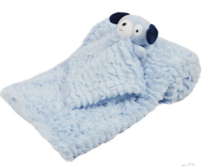 Fluffy Blue Baby Blanket & Comforter