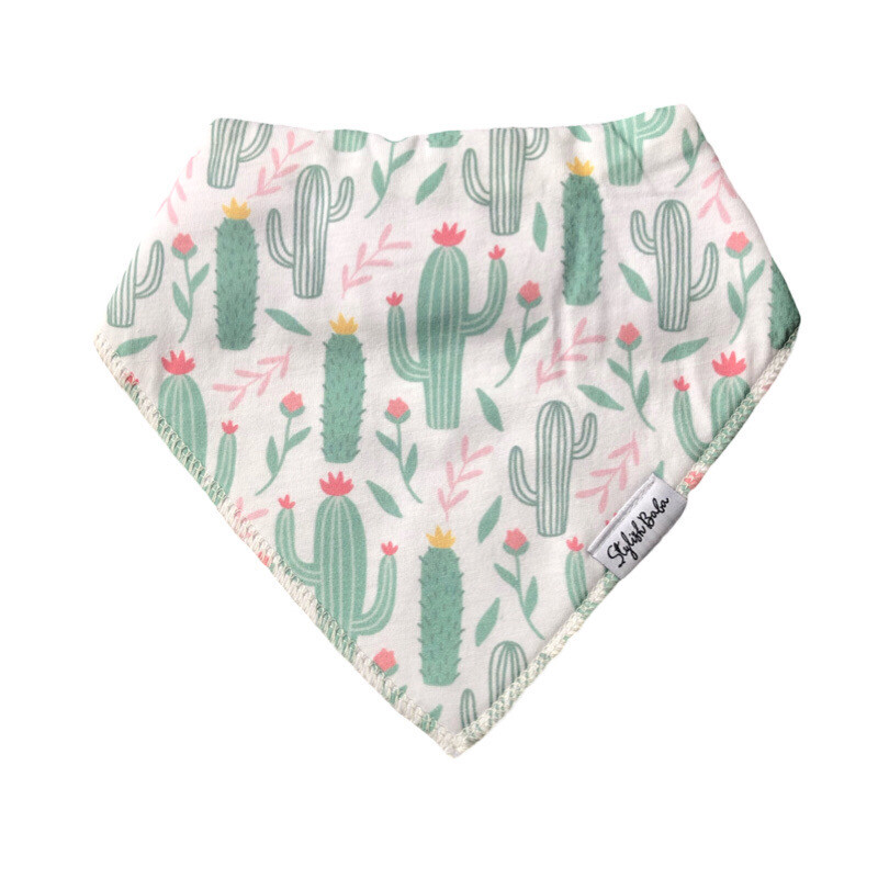 Growing Cactus Organic Cotton Baby Bib