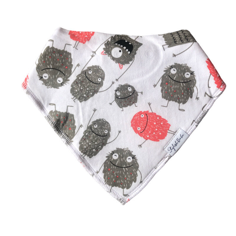 Monsters Dribble Proof Baby Bib