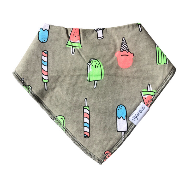 Ice Cream Drool Proof Baby Bib
