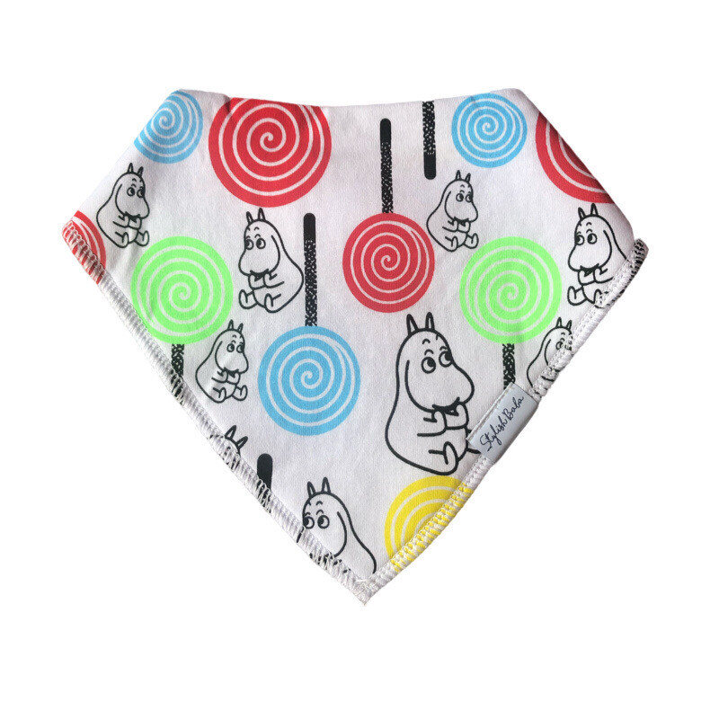 Colorful Monster Organic Cotton Baby Bib