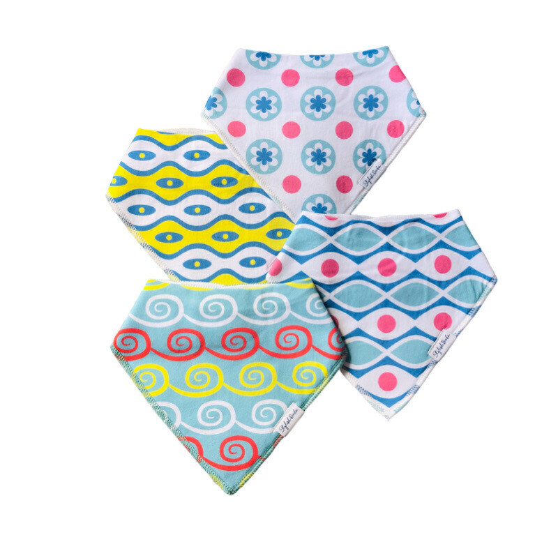 Bright Designs Dribble Proof Baby Bib Set
