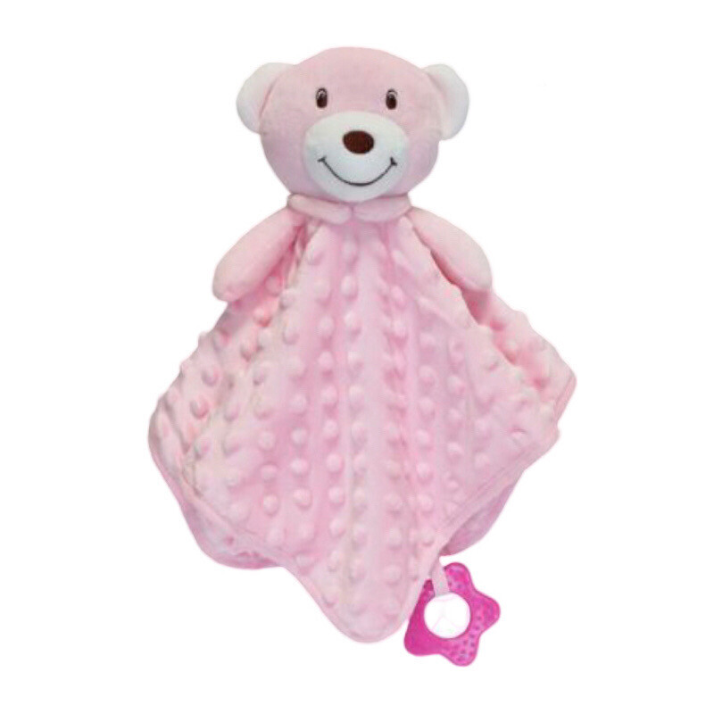 Pink teddy comforter new arrivals