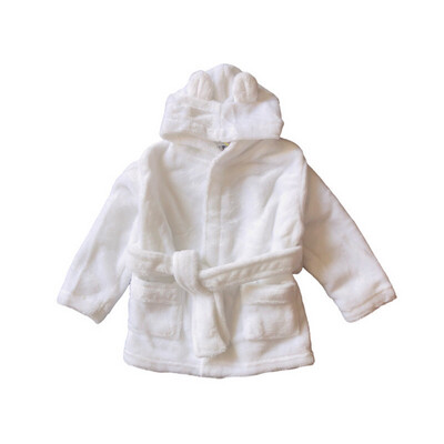 White Baby Robe (Personalised)