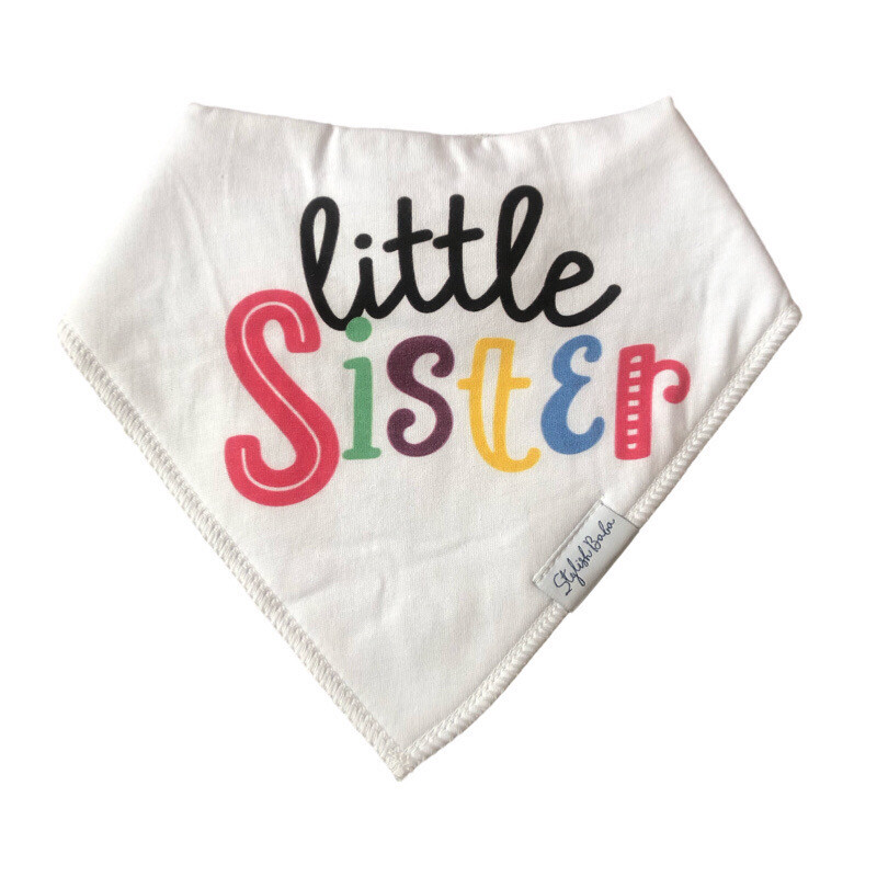 Little Sister Dribble Proof Baby Bib