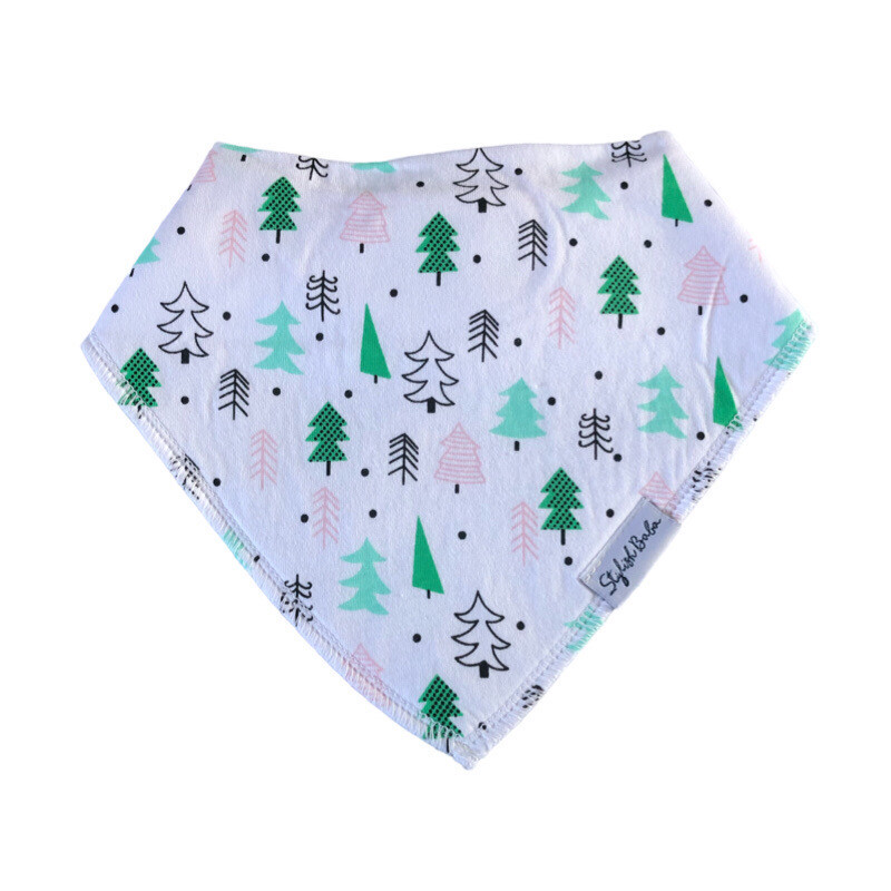 Forest Drool Proof Baby Bandana Bib