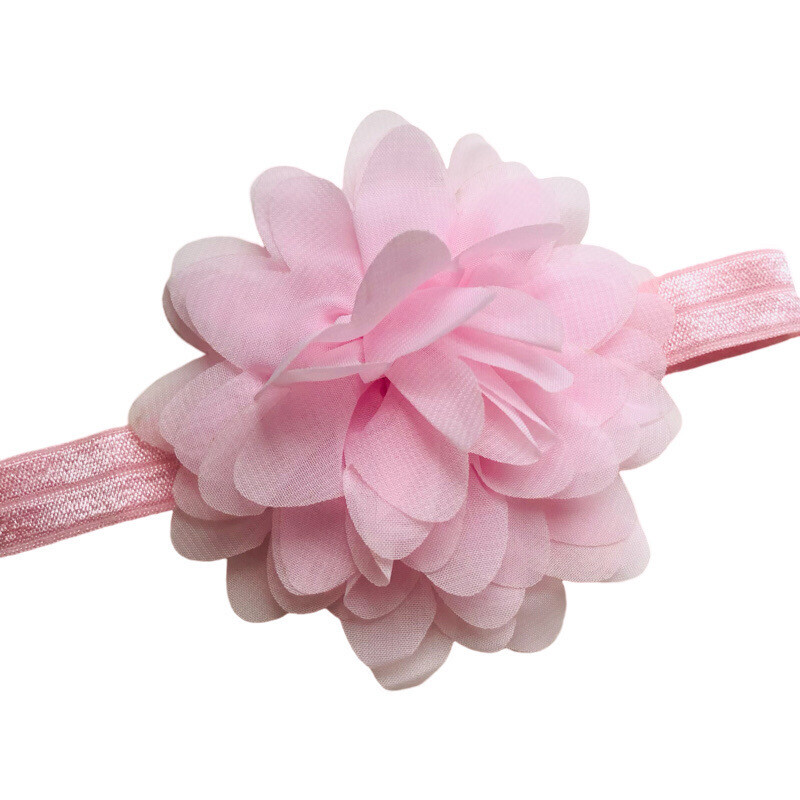 Pink Large Flower Baby Headband