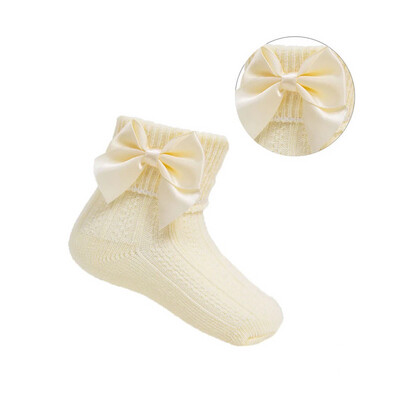 Lemon Baby Bow Ankle Socks