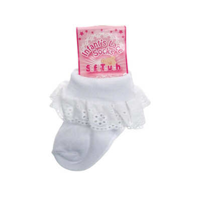 White Lace Baby Ankle Socks