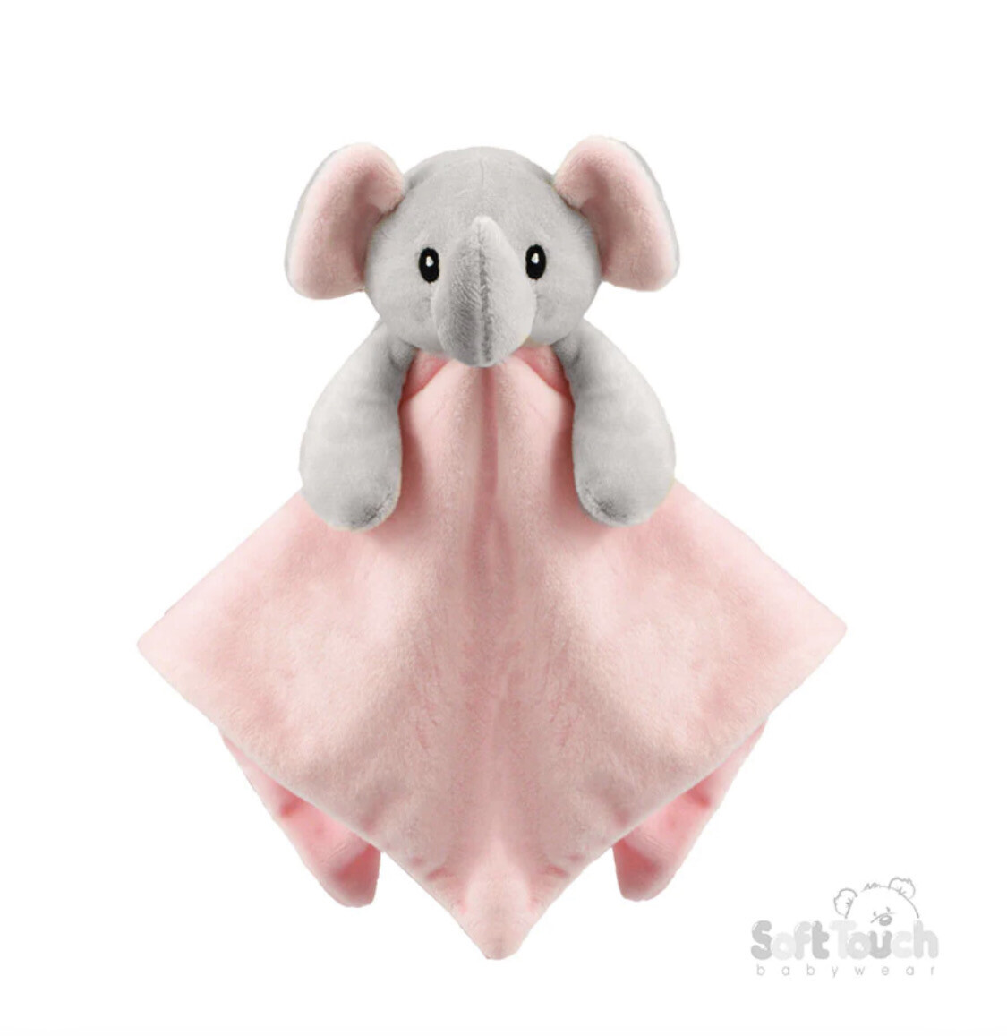 Soft Pink Baby Elephant Comforter