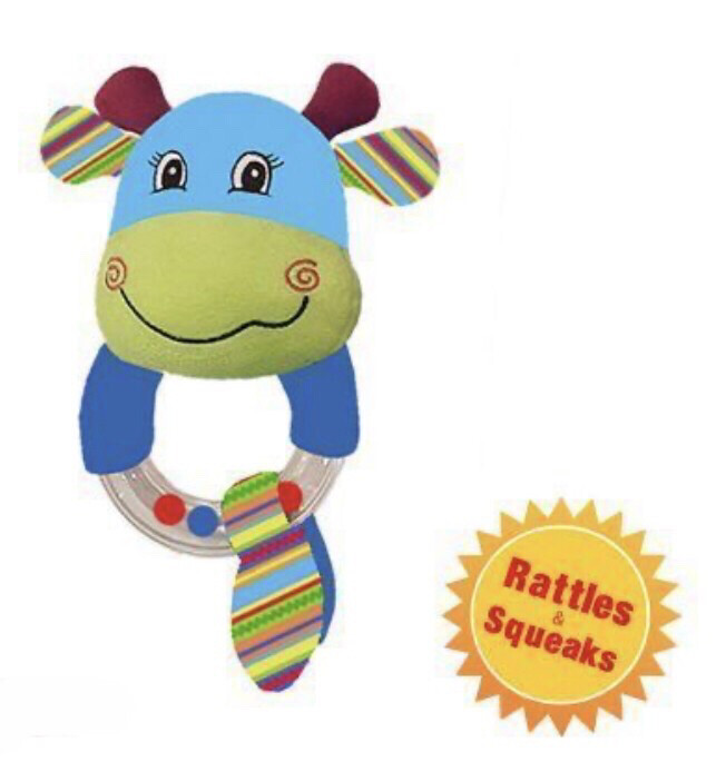 Baby Cow Bead Shake Rattle