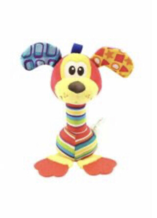 Dog Baby Bell Rattle Toy