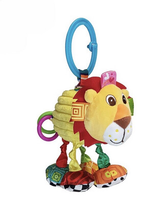 Clip On Lion Baby Activity Toy