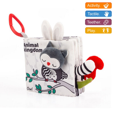 Interactive Crinkle Soft Baby Book