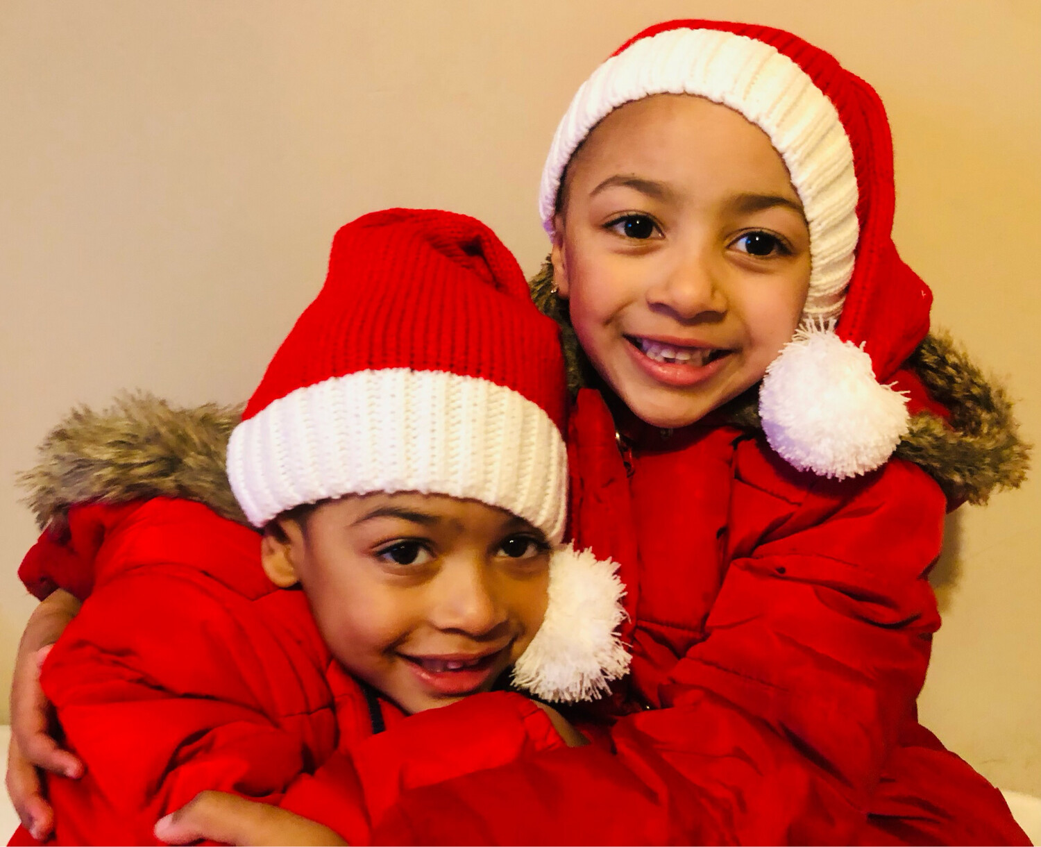 Kids Knitted Santa Hat