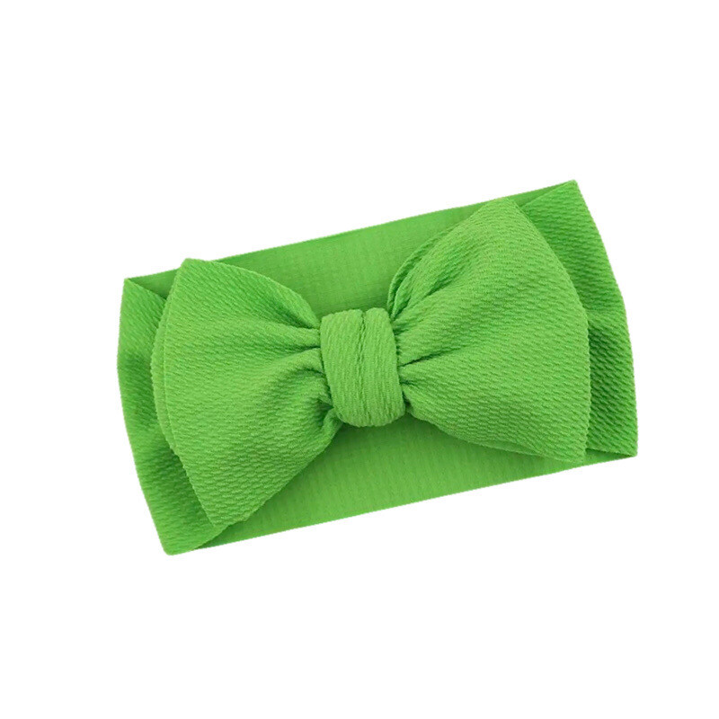 Large Green Baby Bow Headband