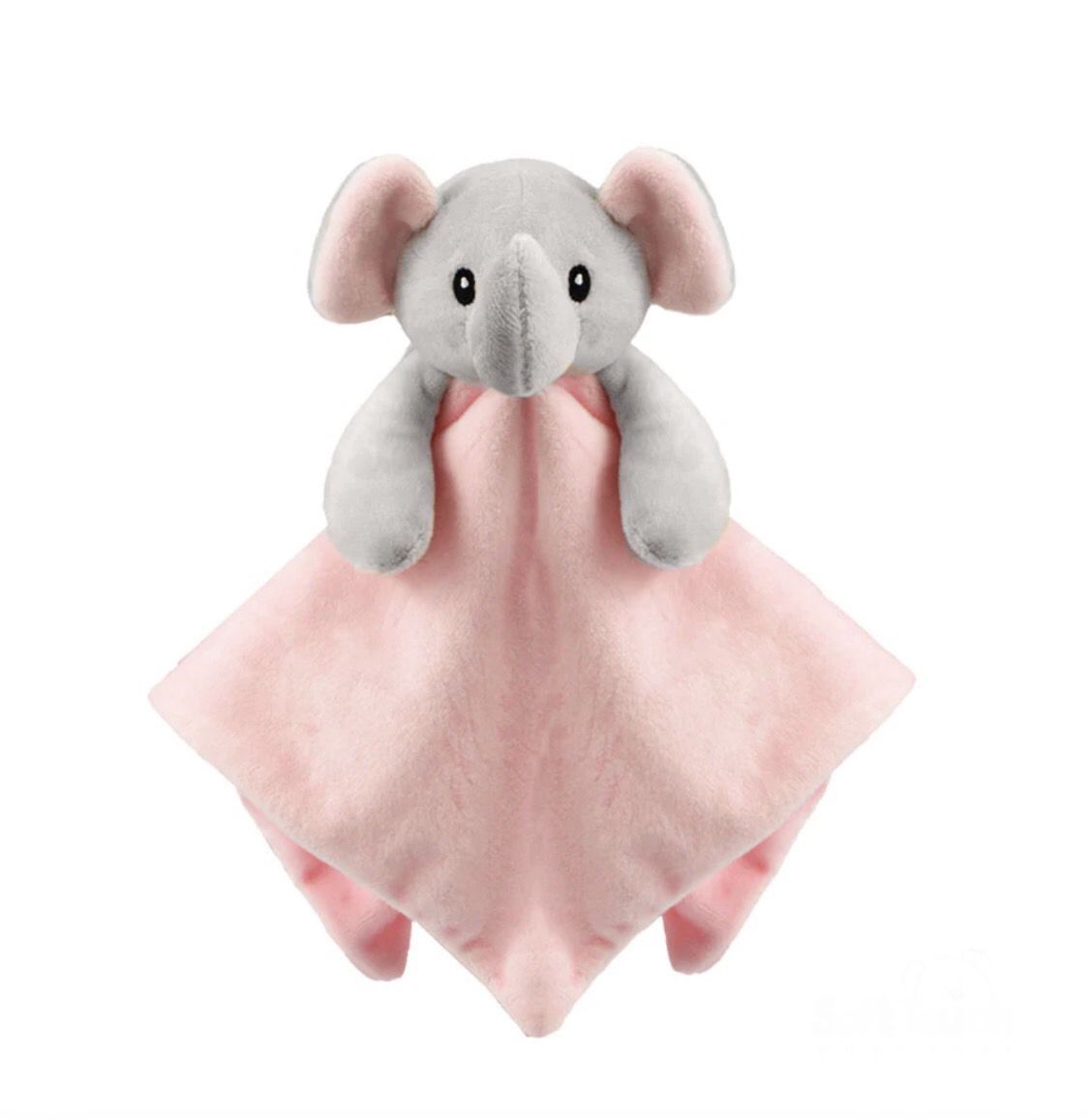 Soft Pink Baby Elephant Comforter