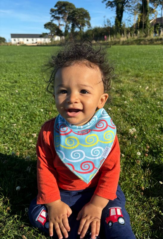 Bright Design Dribble Proof Bandana Baby Bib